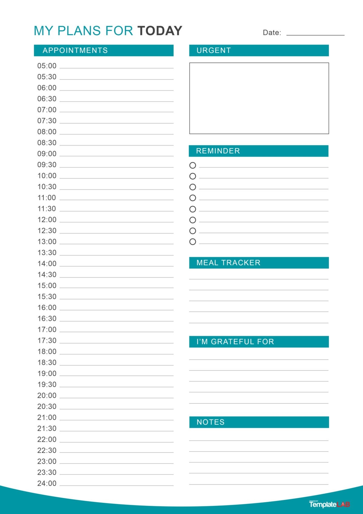 Free Printable Diary Pages Templates