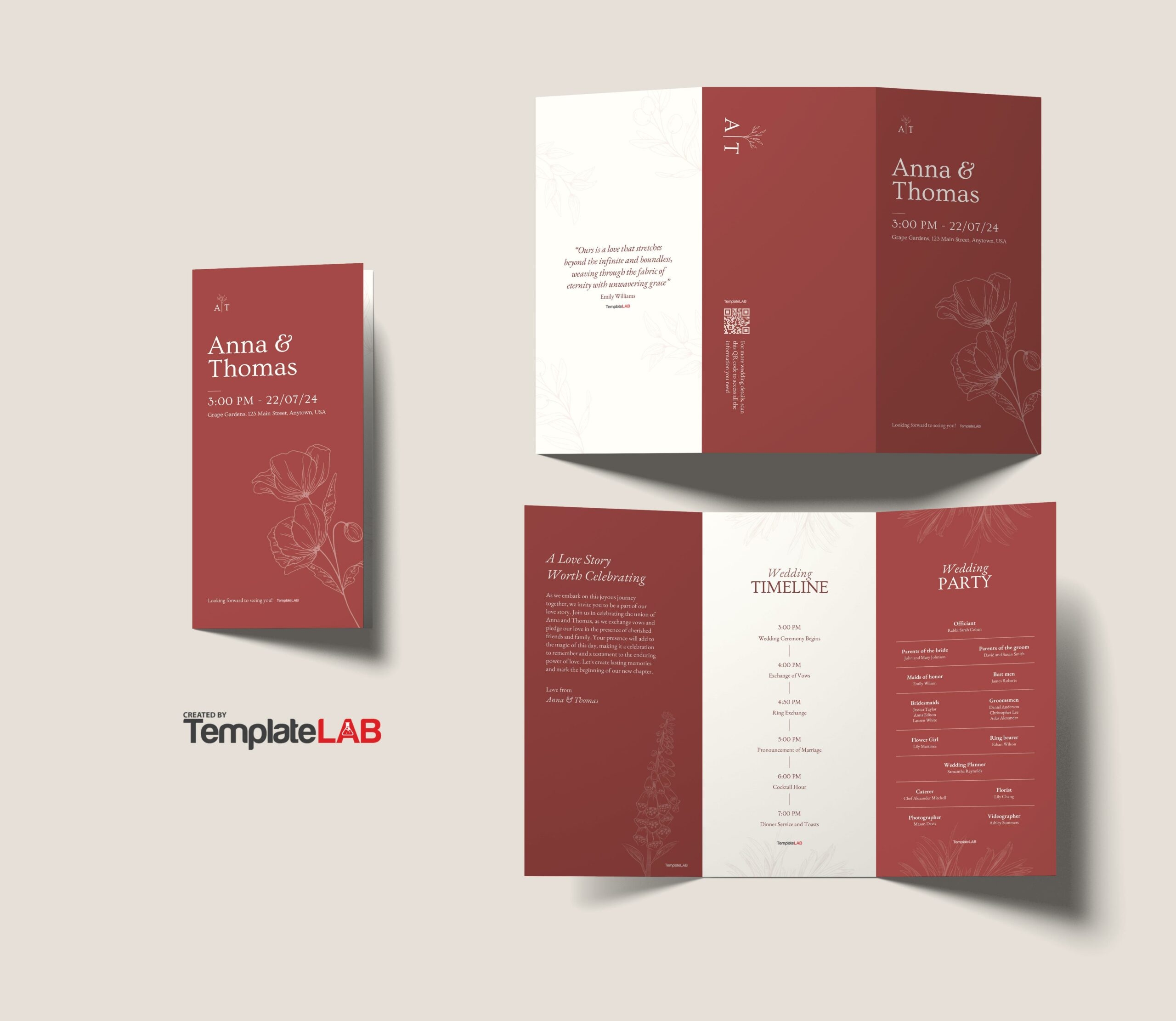 41 Printable Wedding Program Examples amp Templates