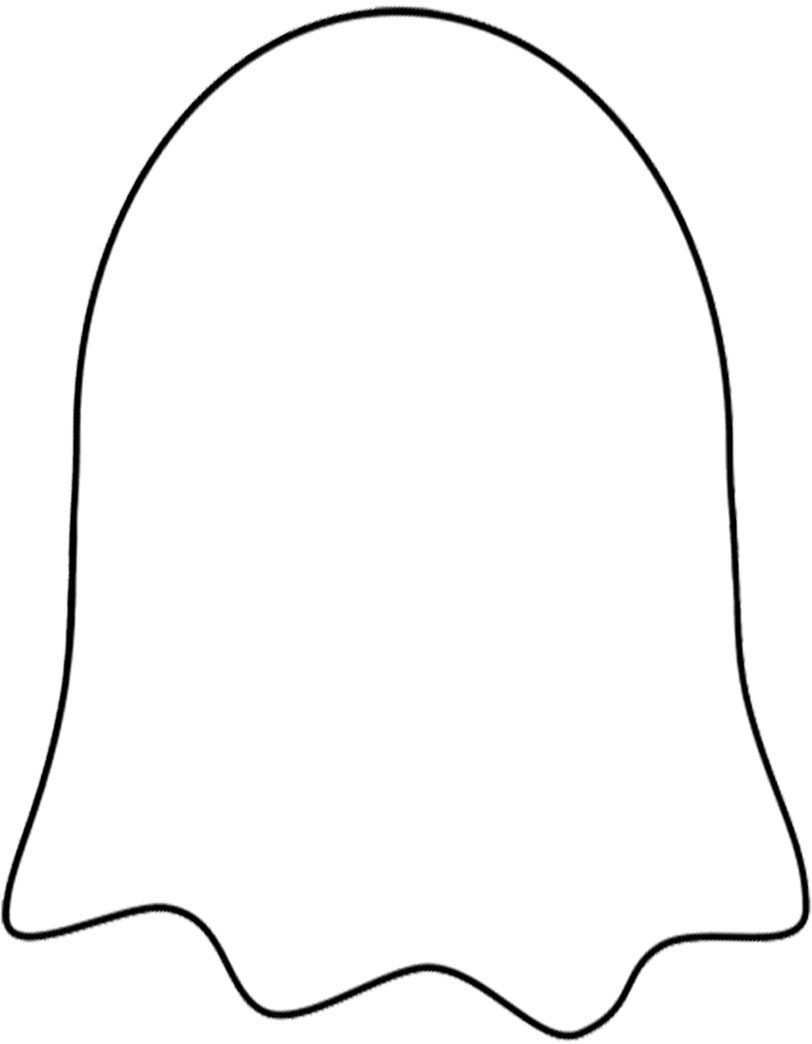 Free Printable Ghost Template