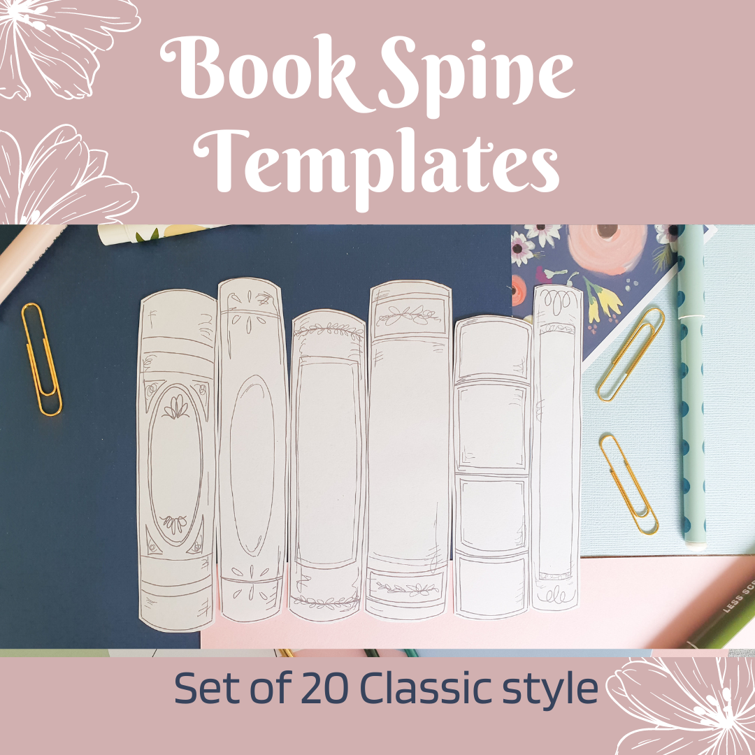 Free Printable Book Spine Template