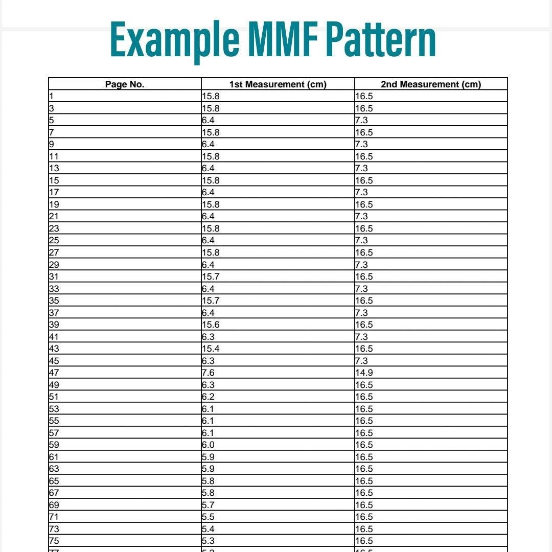Printable Book Folding Template