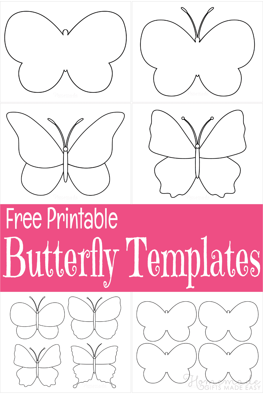 Butterfly Templates Free Printable