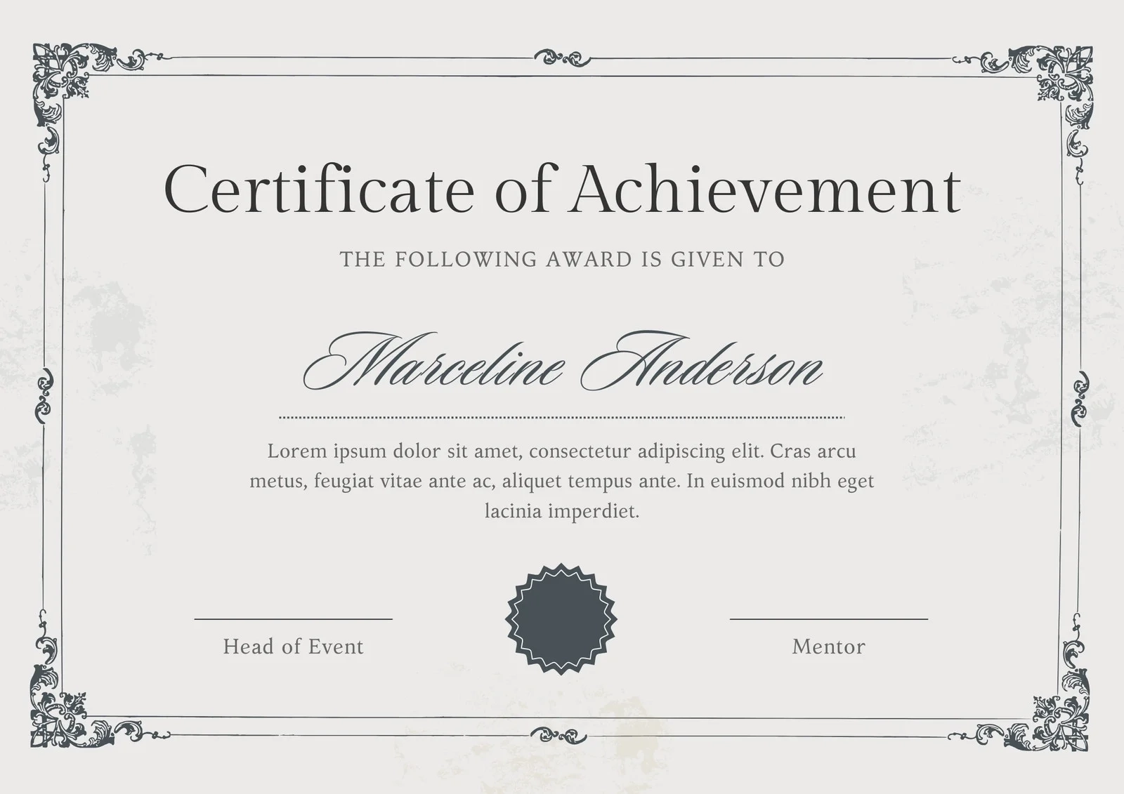 Free Printable Custom Participation Certificate Templates Canva