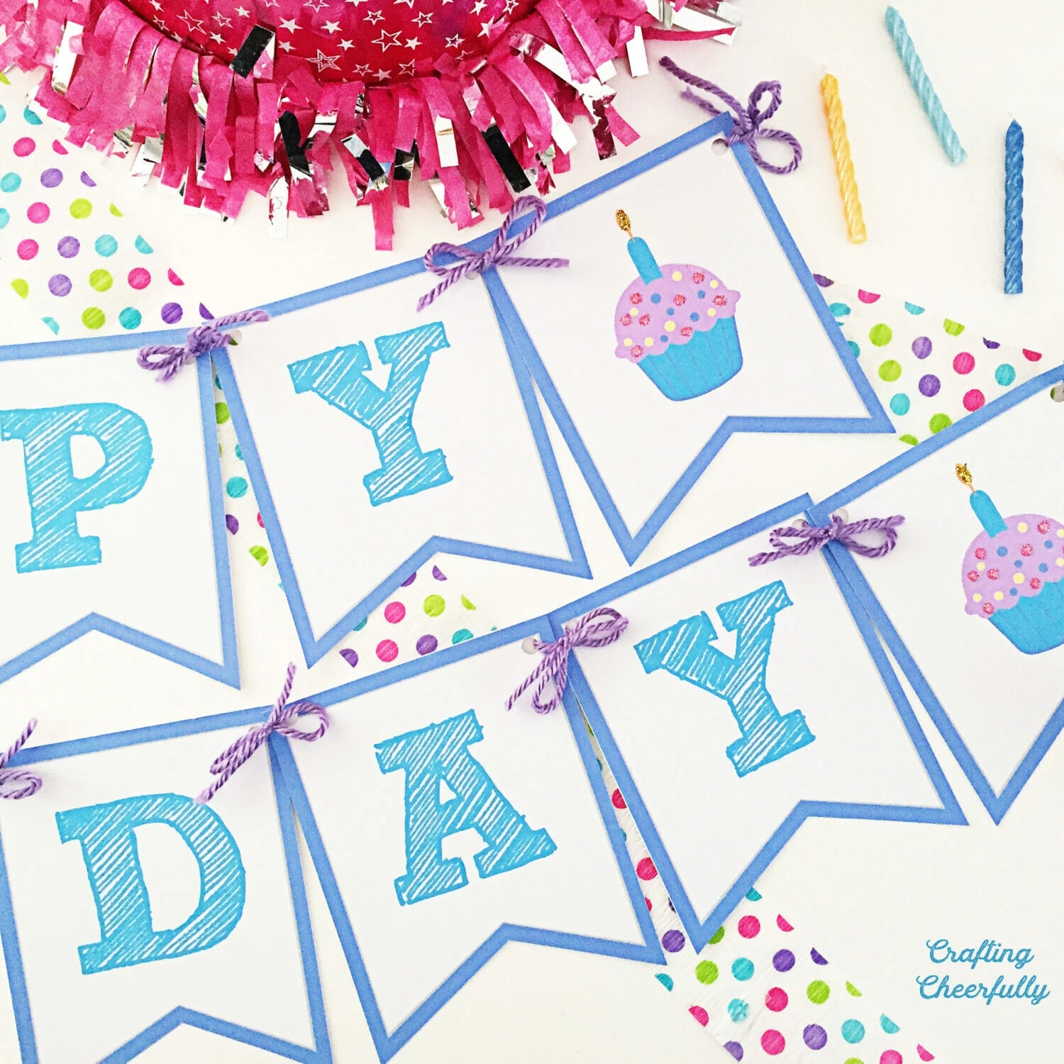 Birthday Banner Template Printable Free