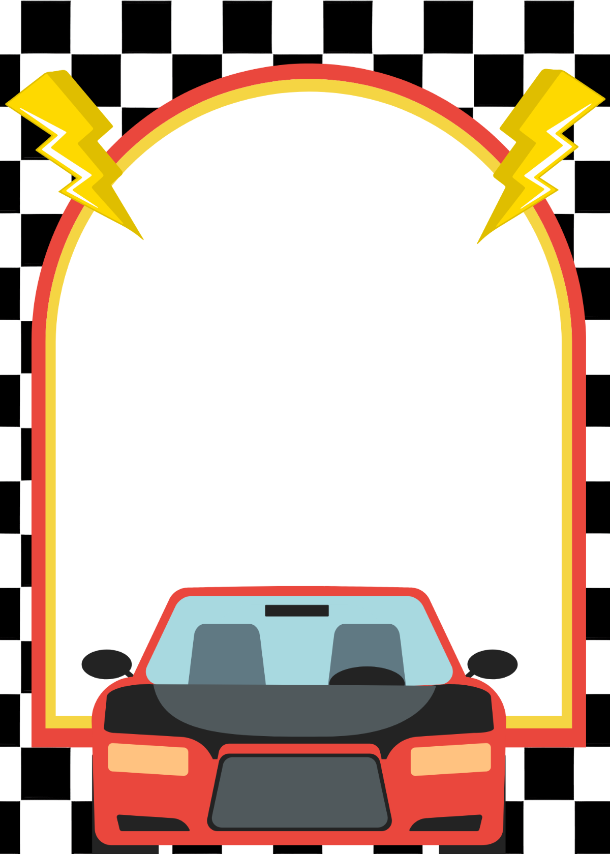 Free Super Cool Background Car Invitation Template To Edit Online