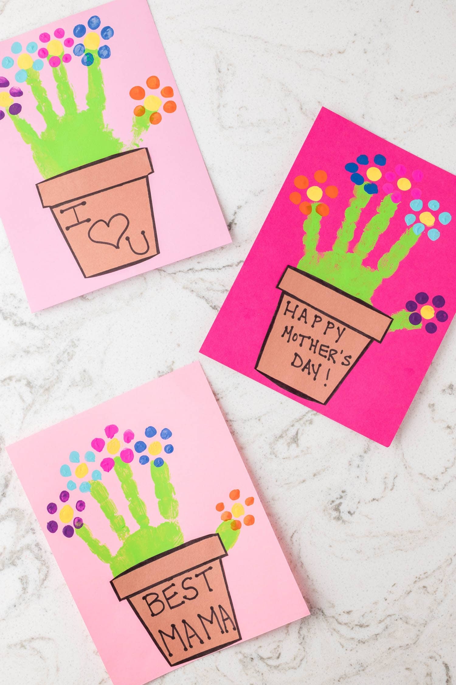 Printable Mother's Day Flower Pot Template