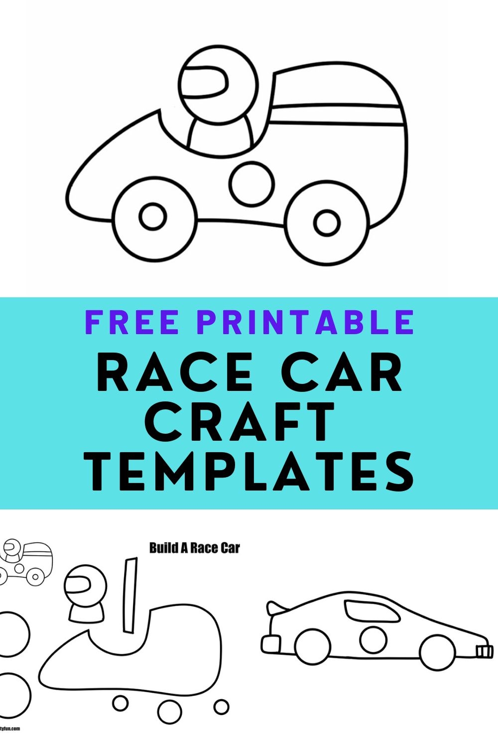 Editable Free Printable Race Car Templates