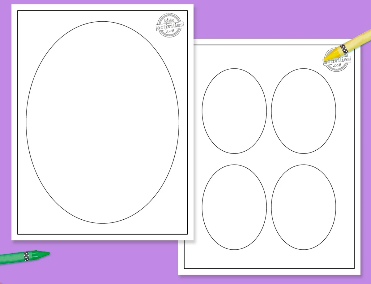 Free Printable Printable Oval Template Free Printable Printable Oval Template